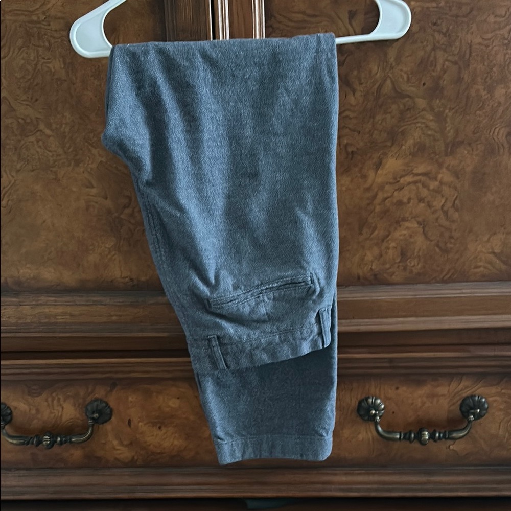 Gray Casual Pants
